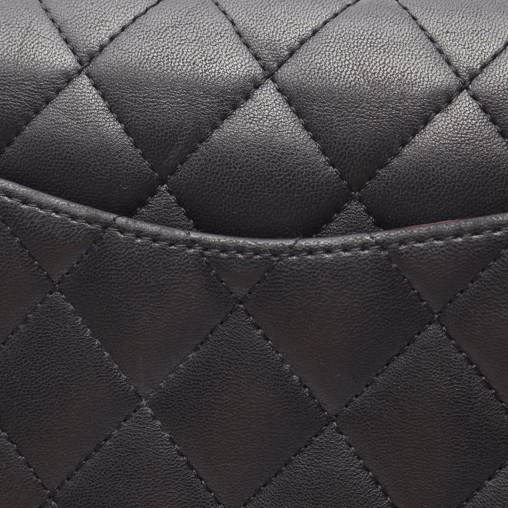 Pre-Loved Chanel Medium Classic Lambskin Double Flap - Picture 11 of 12